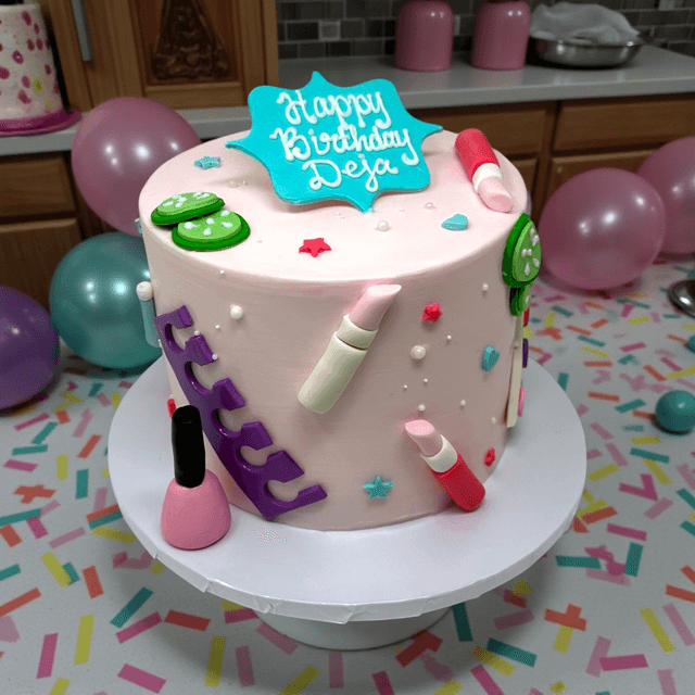 Spa Day Birthday Cake – Pamper Yourself in Sweet Style! 🎂 💄✨