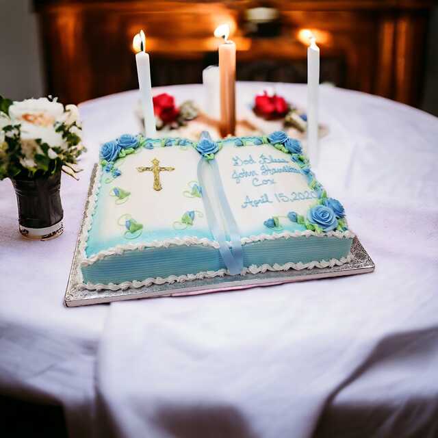 Opened Bible Cake