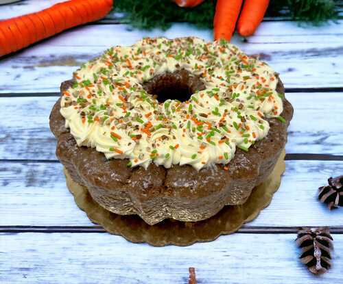 Carrot Cake & Cream Cheese Pound Cake