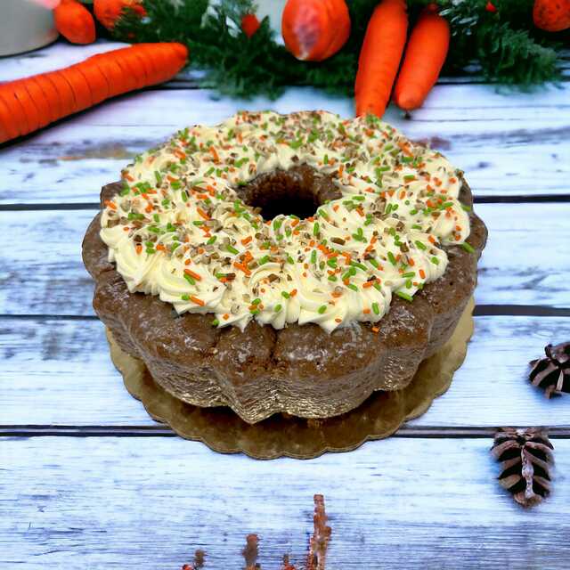 Carrot Cake & Cream Cheese Pound Cake