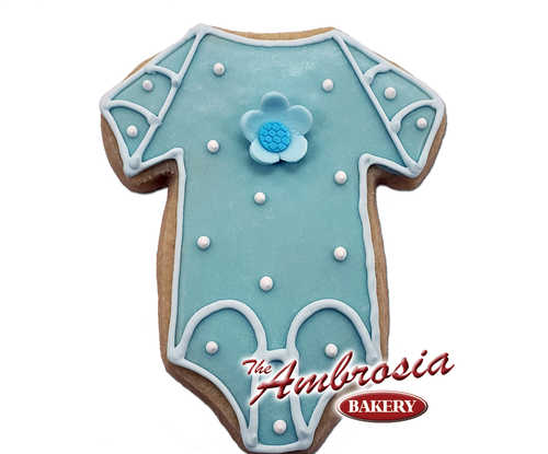 Decorated Baby Onesie Cut-Out-Cookie