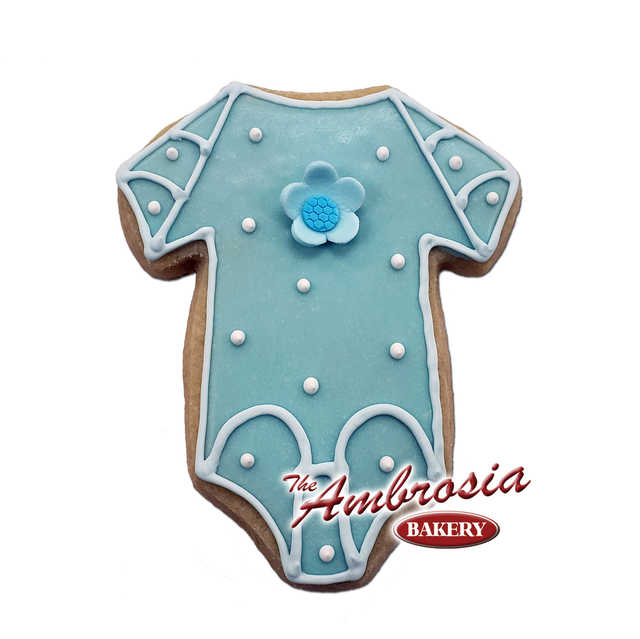 Decorated Baby Onesie Cut-Out-Cookie