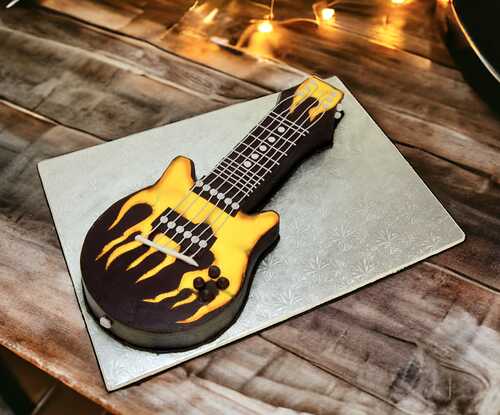 Cut Out Electric Guitar