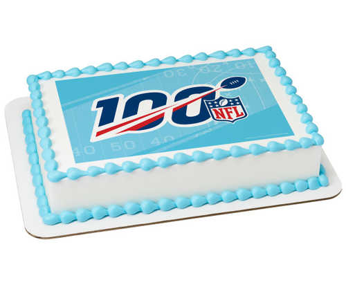 NFL 100th PhotoCake® Edible Image®