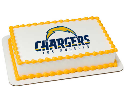 NFL - Los Angeles Chargers Team PhotoCake® Edible Image®