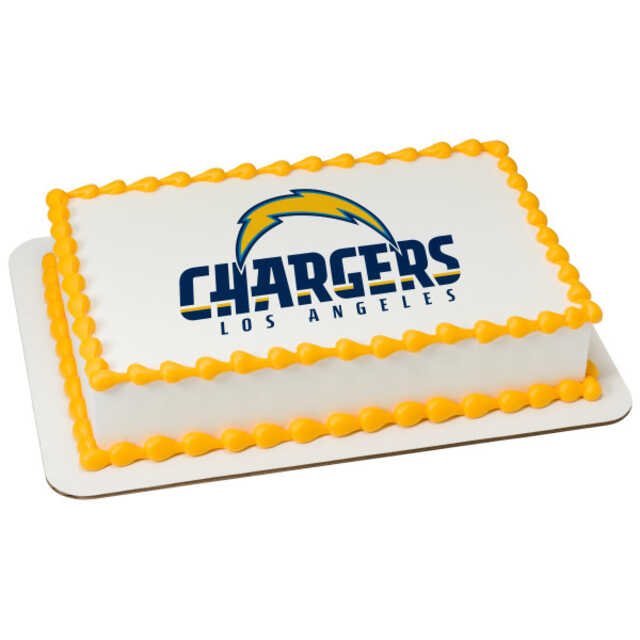 NFL - Los Angeles Chargers Team PhotoCake® Edible Image®