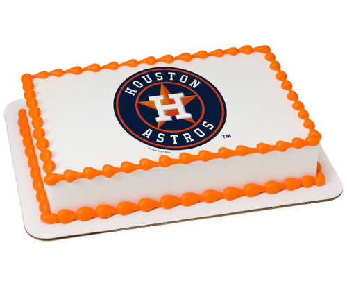 MLB® Major League Baseball Team Logo - PhotoCake® Edible Image® Cake