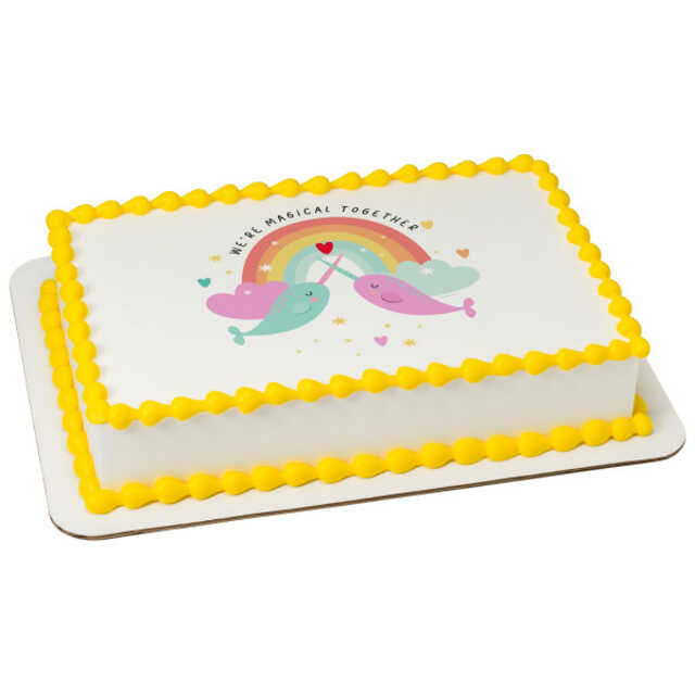 We're Magical Together PhotoCake® Edible Image®