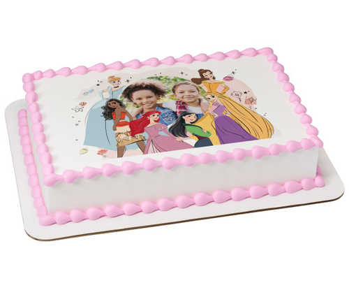 Disney Princess Best Friends PhotoCake® Edible Image® Frame