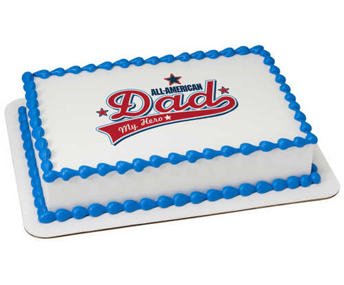 All-American Dad PhotoCake® Edible Image®