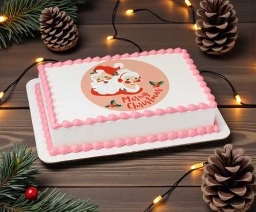 Merry Christmas Santa PhotoCake® Edible Image® (Caucasian)