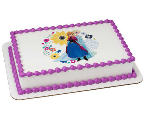 Disney Frozen Beautiful Sisters PhotoCake® Image