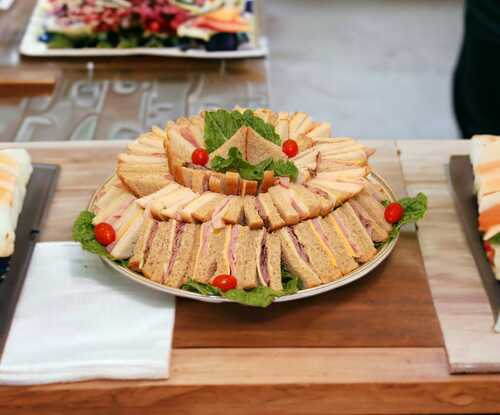 Whole Wheat Bread Sandwich Tray