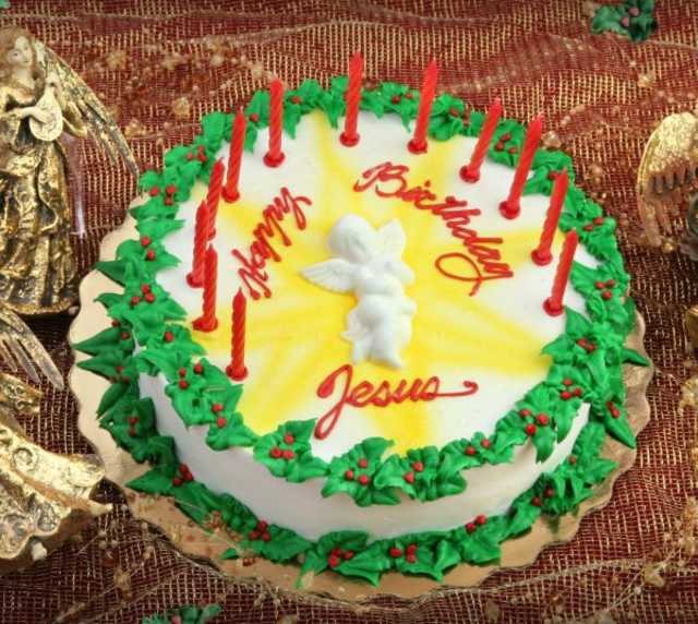 Happy Birthday Jesus Cake