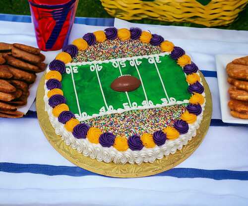 Football Cookie Cake!
