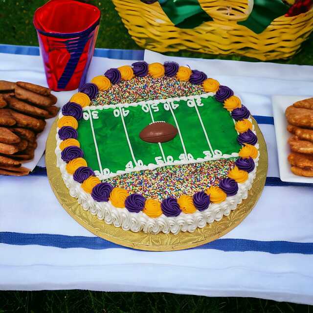 Football Cookie Cake!