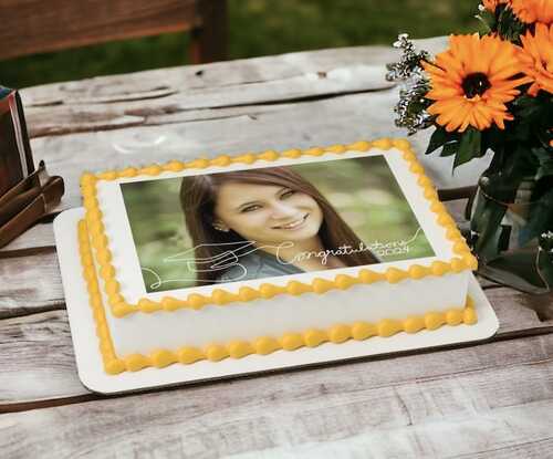 2024 Congratulations Gradute PhotoCake® Edible Image® Frame