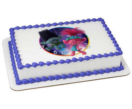 DreamWorks - Trolls World Tour Let's Dance! PhotoCake® Edible Image®