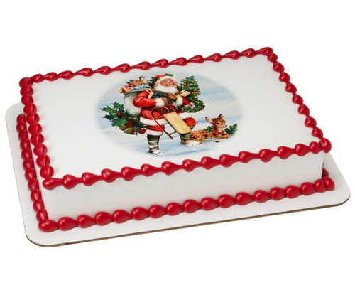 Delivering Toys PhotoCake® Edible Image®