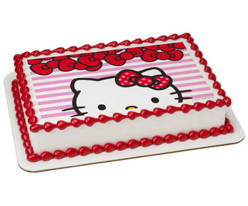 Hello Kitty® Big Smiles PhotoCake® Edible Image®