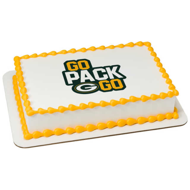 NFL Green Bay Packers Go Pack Go PhotoCake® Edible Image®