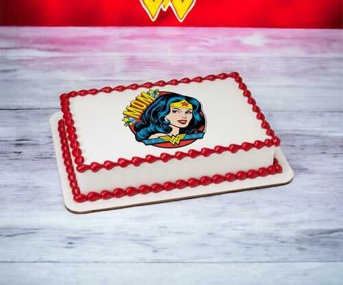 Wonder Woman™ Amazing Mom! PhotoCake® Edible Image®