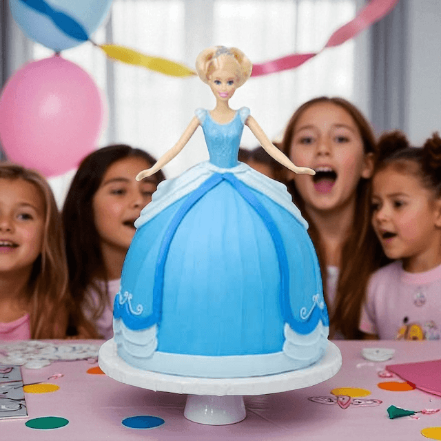 Disney Princess Cinderella Doll Cake