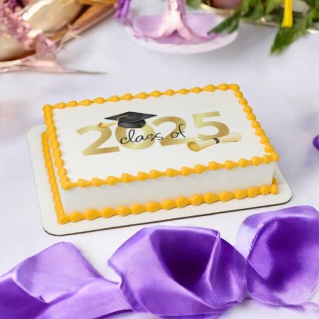 Traditional 2025 Grad PhotoCake® Edible Image®