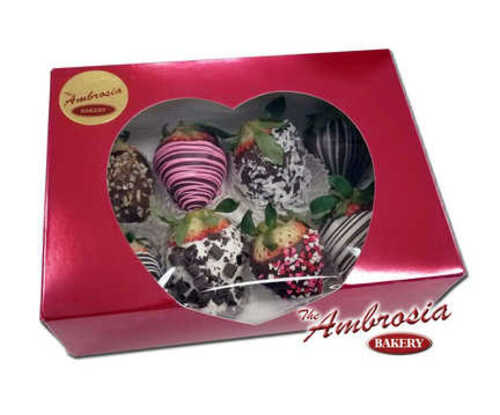 8 Assorted Chocolate Dipped Strawberries