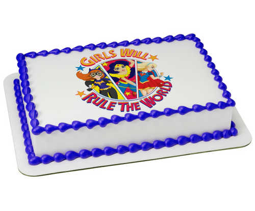 DC Super Hero Girls™ Girls Rule PhotoCake® Edible Image®