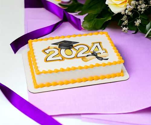 Traditional 2024 Grad PhotoCake® Edible Image®