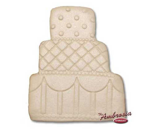Wedding Cake Cut-Out Cookie #2
