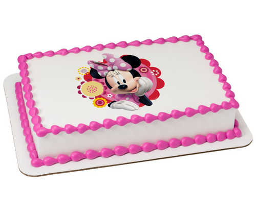  Disney - Minnie & Friends Dots & Daisies PhotoCake®