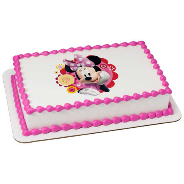  Disney - Minnie & Friends Dots & Daisies PhotoCake®