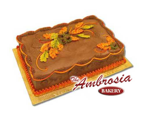 Fall Spray Cake