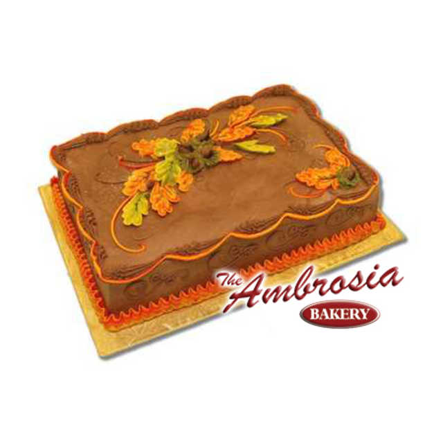 Fall Spray Cake