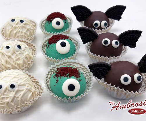 Halloween Monster Cake Balls (12 Cake Balls)