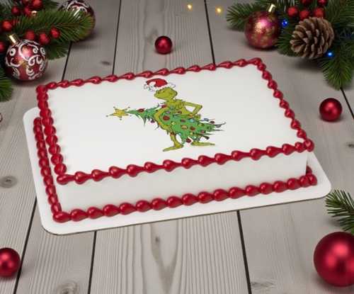How the Grinch Stole Christmas PhotoCakeยฎ Edible Imageยฎ