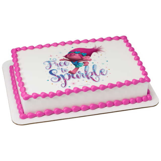 DreamWorks - Trolls Free to Sparkle PhotoCake® Edible Image®