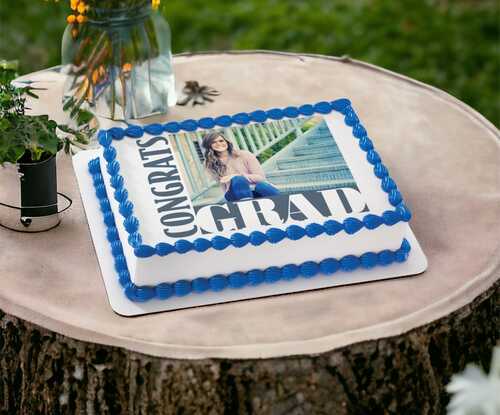 Congrats Grad PhotoCake® Edible Image® Frame