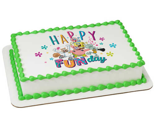 SpongeBob SquarePants™ Happy Funday! PhotoCake® Edible Image®
