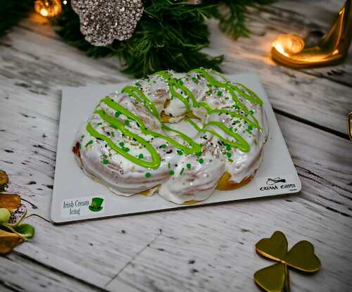 St. Patrick's Day King Cake with Irish Cream!