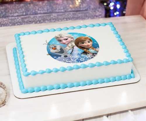 Disney - Frozen Olaf, Elsa and Anna PhotoCake®