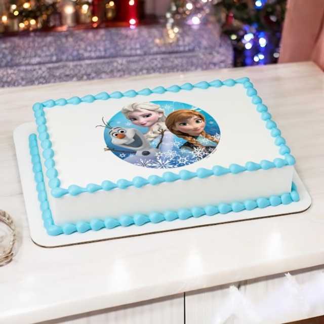 Disney - Frozen Olaf, Elsa and Anna PhotoCake®