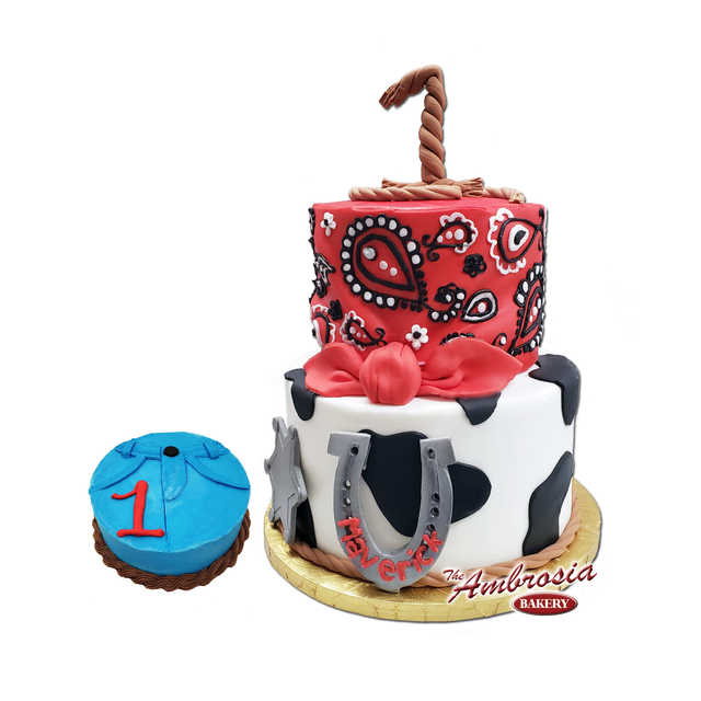 My 1st Rodeo! First Birthday Cake