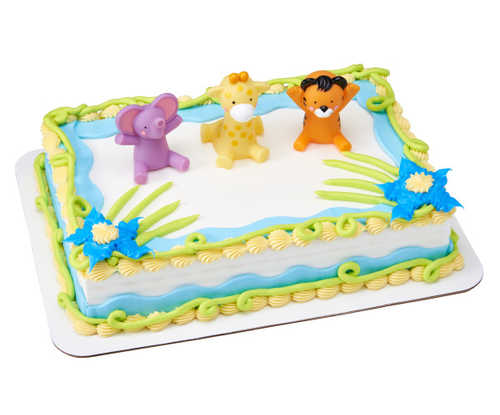 Safari Bath Toys DecoSet® - Blue