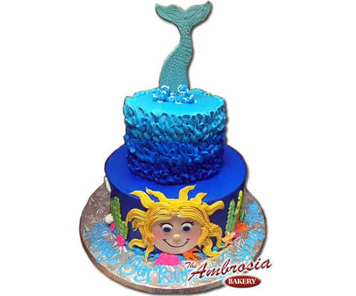 My Little Mermaid Cake