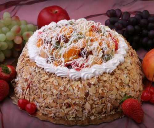 Fruit and Almond Cheesecake