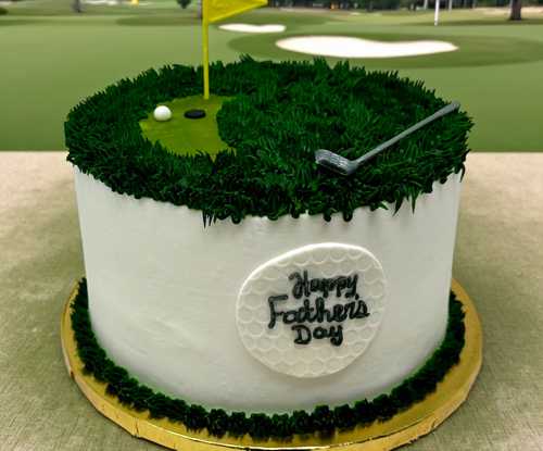 Hole-In-One Father's Day Cake ⛳🏌️♂️ (Golf Cake)