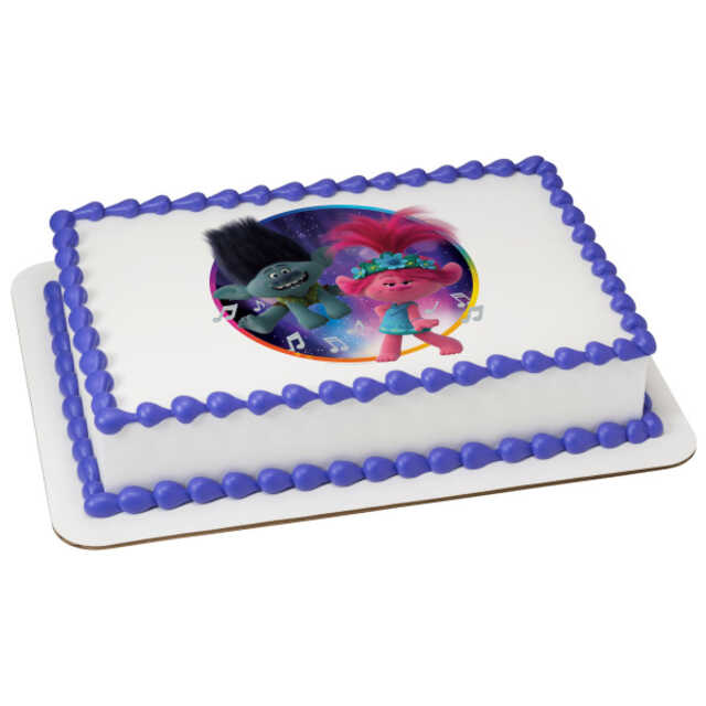 DreamWorks - Trolls World Tour Let's Dance! PhotoCake® Edible Image®